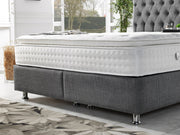 Nevada Storage Bed With Headboard Grey - Queen in Grey - 110-NEV-GREY-150-SB