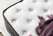 Nevada Storage Bed With Headboard Grey - Twin in Grey - 110-NEV-GREY-100-SB