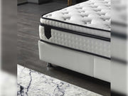 Nevada Storage Bed With Headboard White Vinyl - Twin in White - 110-NEV-WHIPU-100-SB