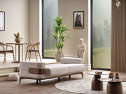 New Mood Convertible Sofa Cream in Cream - 101-MOO-SOFT01-3