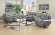 New York Gray Sofa & Loveseat & Chair - NEW-YORK-GY-SLC