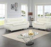New York White Sofa & Loveseat - NEW-YORK-WT-SLS