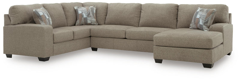 Newellen Hemp 3-Piece Sleeper Sectional with Chaise - 48404S6
