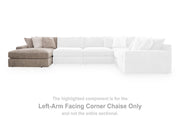 Nexora-Court Burlap Left-Arm Facing Corner Chaise - PC6800816