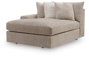 Nexora-Court Burlap Left-Arm Facing Corner Chaise - PC6800816