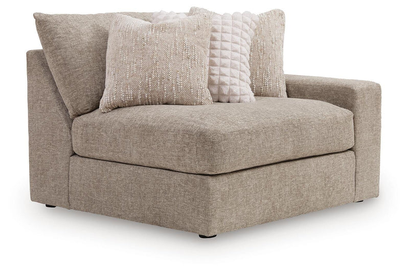 Nexora-Court Burlap Right-Arm Facing Corner Chair - PC6800865
