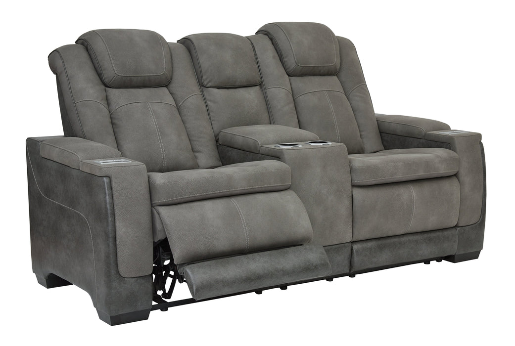 Next - Gen DuraPella Power Reclining Loveseat with Console - Gate FurniturePower Reclining Loveseat
