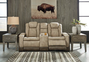 Next - Gen DuraPella Power Reclining Loveseat with Console - Lara FurniturePower Reclining Loveseat
