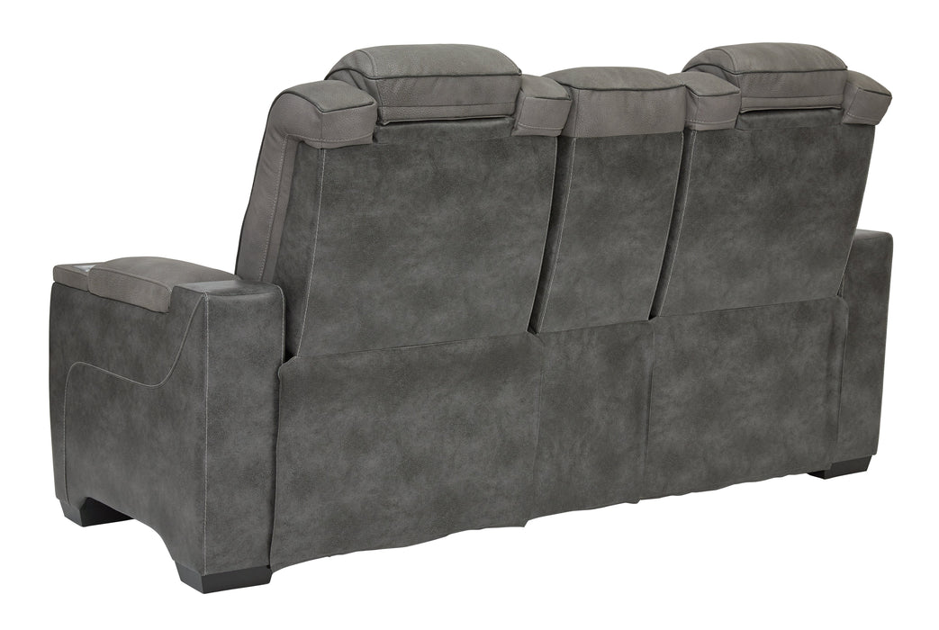 Next - Gen DuraPella Power Reclining Loveseat with Console - Gate FurniturePower Reclining Loveseat