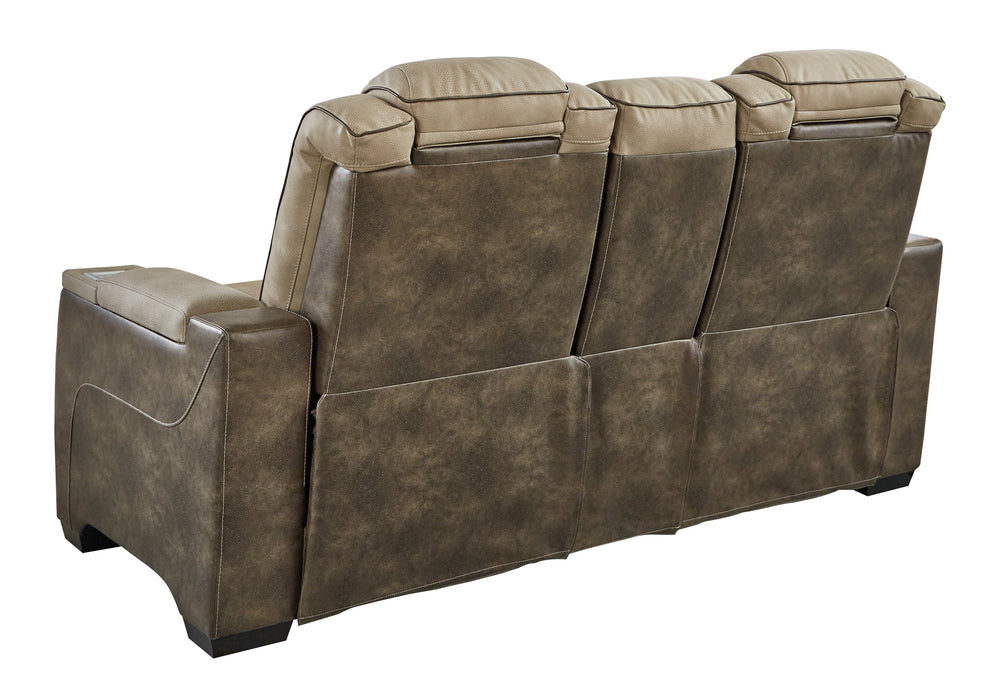 Next - Gen DuraPella Power Reclining Loveseat with Console - Gate FurniturePower Reclining Loveseat