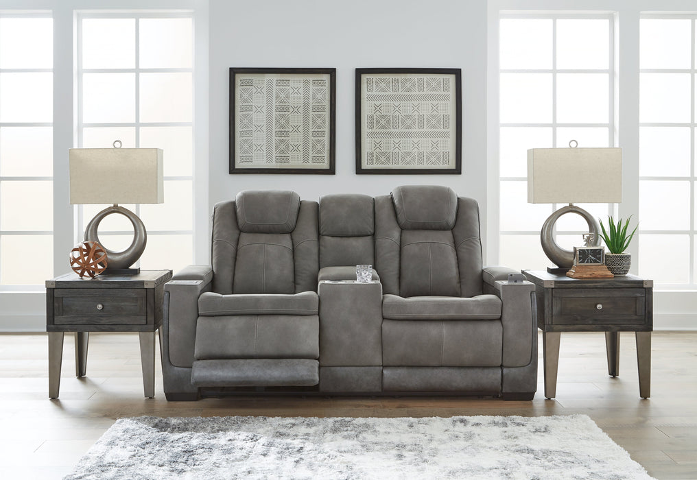 Next - Gen DuraPella Power Reclining Loveseat with Console - Gate FurniturePower Reclining Loveseat