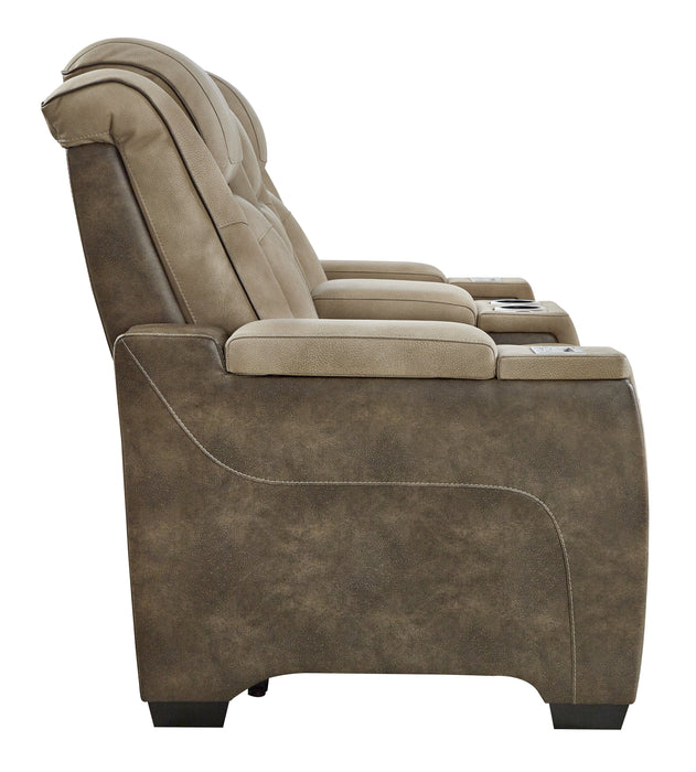 Next - Gen DuraPella Power Reclining Loveseat with Console - Gate FurniturePower Reclining Loveseat