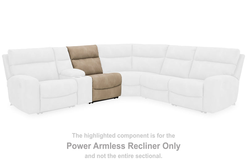 Next-Gen DuraPella Sand Power Armless Recliner - 6100431
