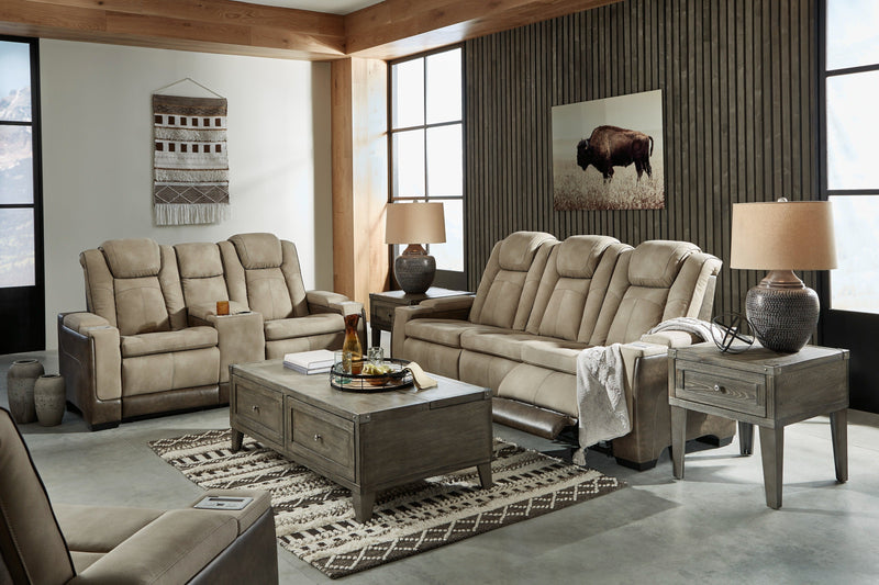 Next - Gen Durapella Sand Power Reclining Living Room Set - Lara FurniturePower Reclining Living Room Set