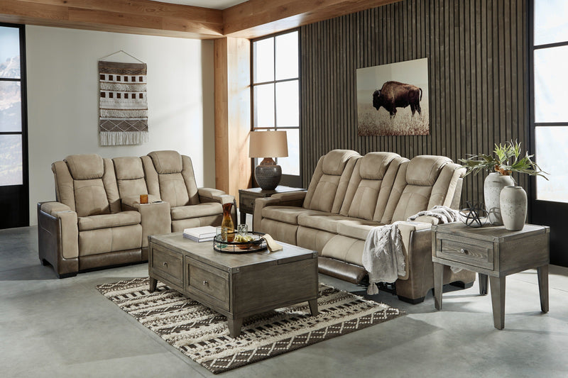 Next - Gen Durapella Sand Power Reclining Living Room Set - Lara FurniturePower Reclining Living Room Set