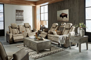 Next - Gen Durapella Sand Power Reclining Living Room Set - Lara FurniturePower Reclining Living Room Set