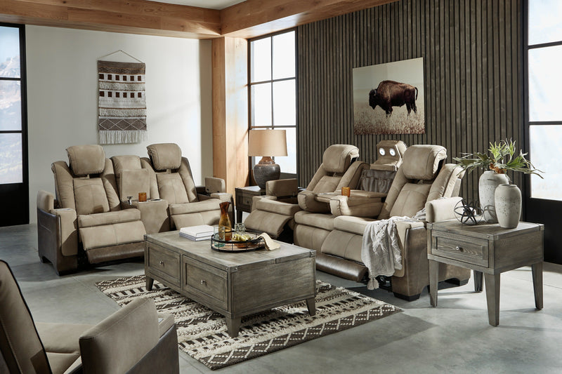 Next - Gen Durapella Sand Power Reclining Living Room Set - Lara FurniturePower Reclining Living Room Set