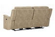 Next - Gen DuraPella Sand Power Reclining Sofa - Gate FurniturePower Reclining Sofa