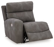Next-Gen DuraPella Slate Left-Arm Facing Power Recliner - 6100358