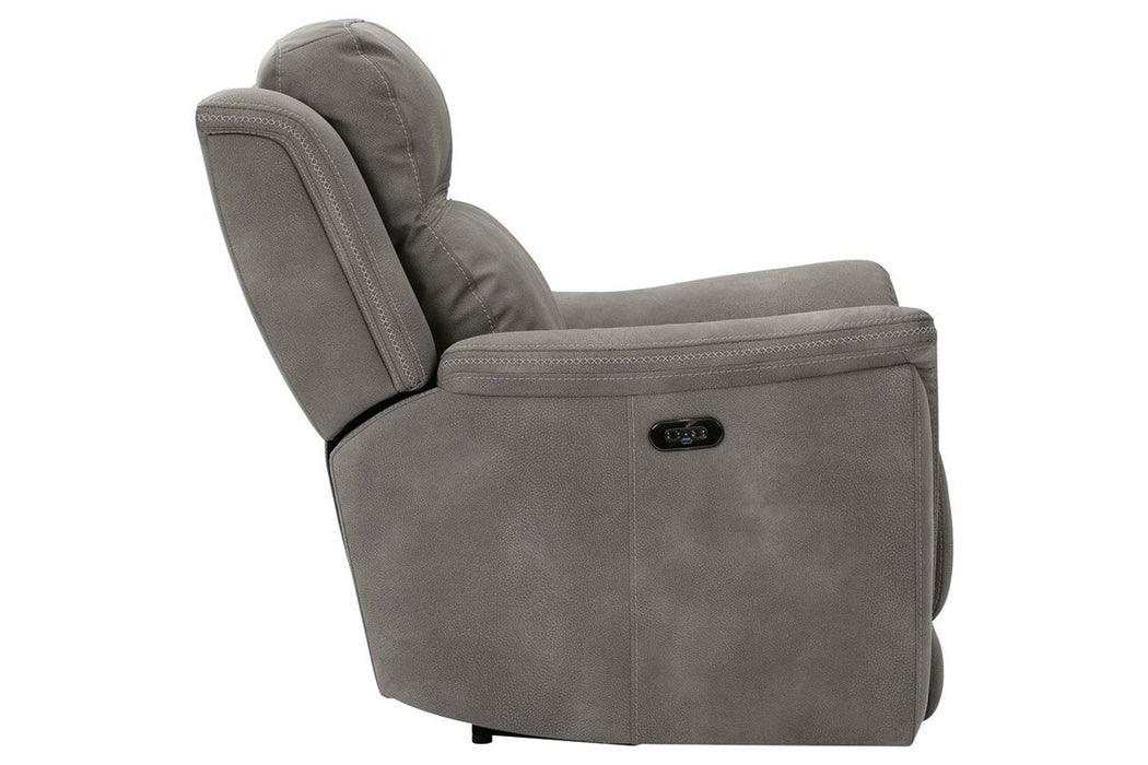 Next - Gen DuraPella Slate Power Recliner - Gate FurniturePower Recliner