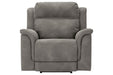 Next - Gen DuraPella Slate Power Recliner - Gate FurniturePower Recliner