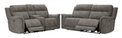 Next - Gen DuraPella Slate Power Reclining Living Room Set - Gate FurnitureLiving Room Set