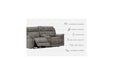 Next - Gen DuraPella Slate Power Reclining Loveseat with Console - Gate FurniturePower Reclining Loveseat