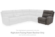 Next-Gen DuraPella Slate Right-Arm Facing Power Recliner - 6100362