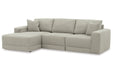 Next - Gen Gaucho Gray 3 - Piece LAF Sectional - Gate FurnitureSectional
