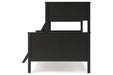 Nextonfort Black Twin over Full Bunk Bed - Gate FurnitureBunk Bed