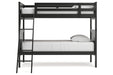 Nextonfort Black Twin over Twin Bunk Bed - Gate FurnitureBunk Bed