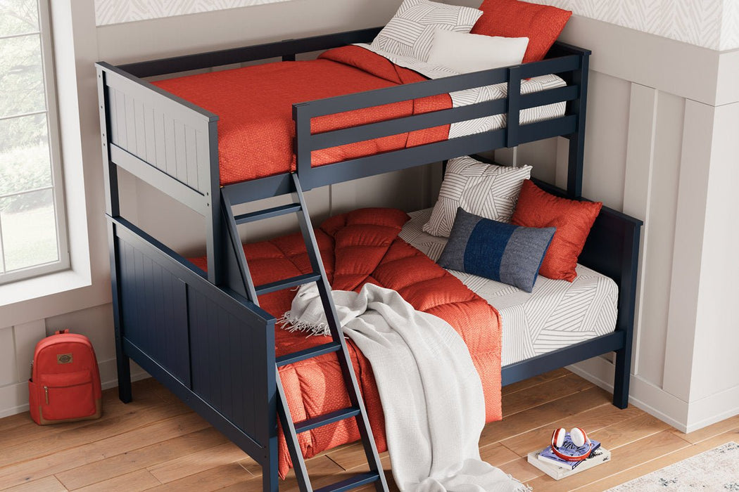 Nextonfort Blue Twin over Full Bunk Bed - Gate FurnitureBunk Bed
