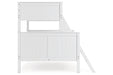 Nextonfort White Twin over Full Bunk Bed - Gate FurnitureBunk Bed
