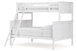 Nextonfort White Twin over Full Bunk Bed - Gate FurnitureBunk Bed