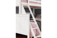 Nextonfort White Twin over Full Bunk Bed - Gate FurnitureBunk Bed