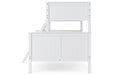 Nextonfort White Twin over Full Bunk Bed - Gate FurnitureBunk Bed