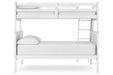 Nextonfort White Twin over Full Bunk Bed - Gate FurnitureBunk Bed