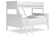Nextonfort White Twin over Full Bunk Bed - Gate FurnitureBunk Bed