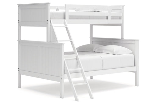 Nextonfort White Twin over Full Bunk Bed - Gate FurnitureBunk Bed