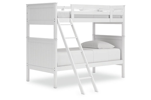Nextonfort White Twin over Twin Bunk Bed - Gate FurnitureBunk Bed