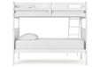 Nextonfort White Twin over Twin Bunk Bed - Gate FurnitureBunk Bed