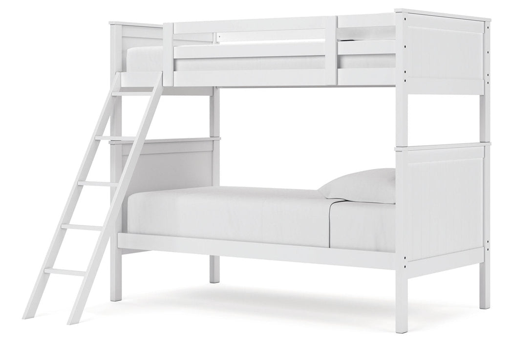 Nextonfort White Twin over Twin Bunk Bed - Gate FurnitureBunk Bed