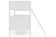 Nextonfort White Twin over Twin Bunk Bed - Gate FurnitureBunk Bed
