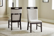 Neymorton Dark Grayish Brown Dining Chair (Set of 2) - D618-01X2