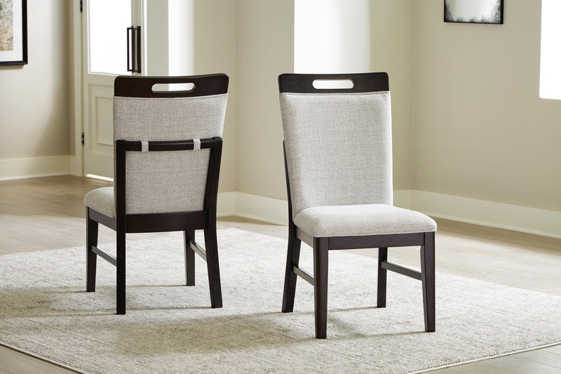 Neymorton Dark Grayish Brown Dining Chair (Set of 2) - D618-01X2