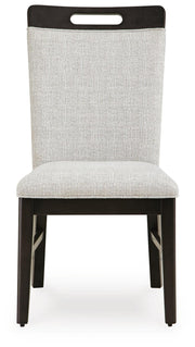Neymorton Dark Grayish Brown Dining Chair (Set of 2) - D618-01X2