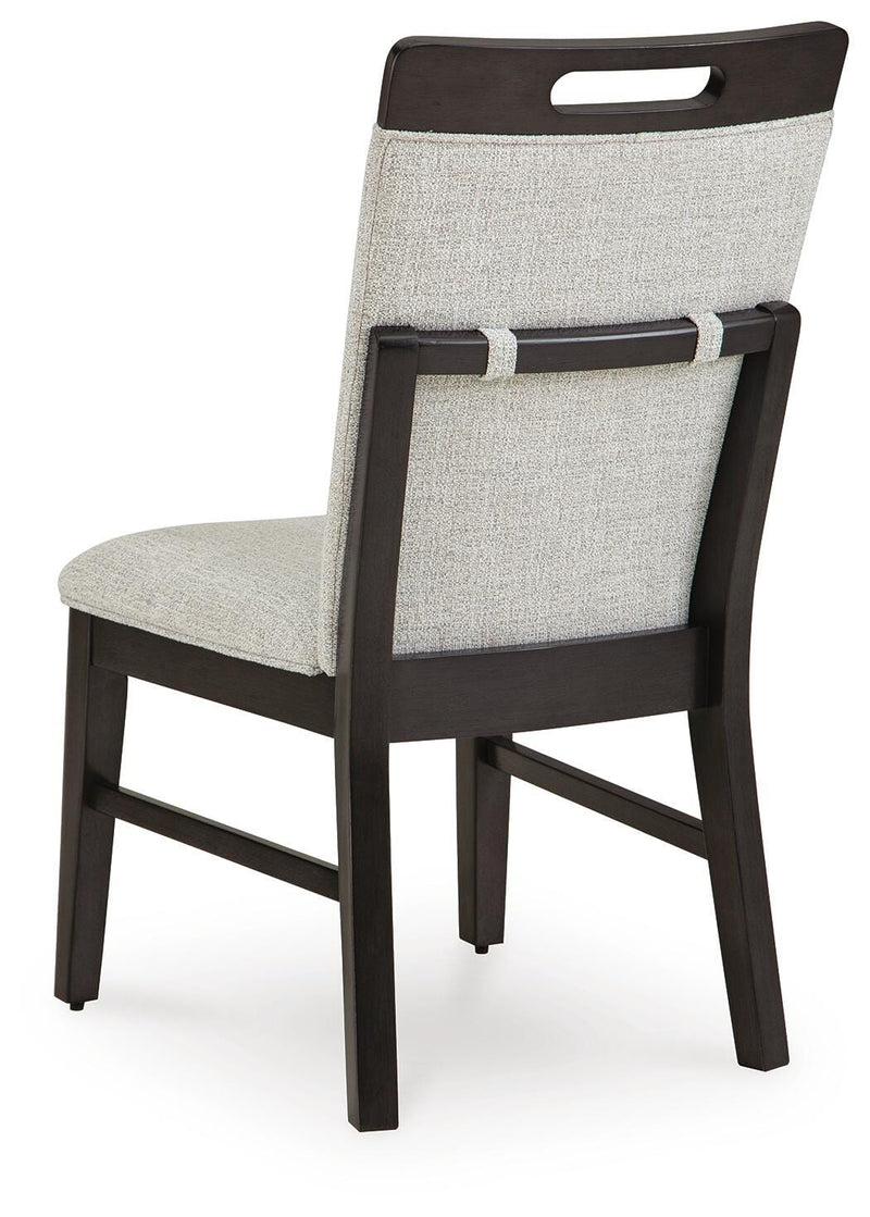 Neymorton Dark Grayish Brown Dining Chair (Set of 2) - D618-01X2