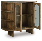Niall Light Brown Accent Cabinet - A4000707