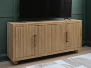 Niam Light Antique Beige Accent Cabinet - A4000684