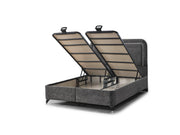 Nihal Storage Bed With Headboard - Queen in Grey - 200-ELIF-NIH-150-EY404-SB